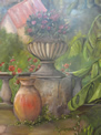 Mediterranean Mural Garden Close up 4